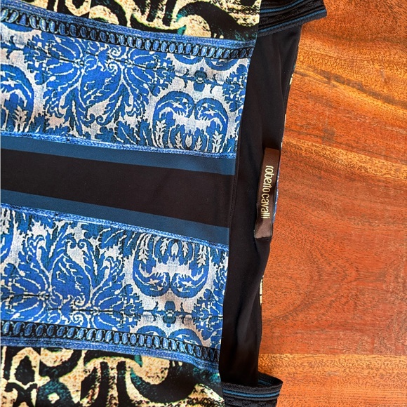 Roberto Cavalli Blue Pattern Dress - Picture 5 of 7